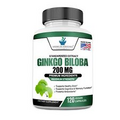 Ginkgo Biloba Extract 200mg, Organic Ginkgo Biloba Extract 200mg - 120 Veg Caps