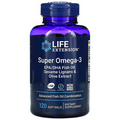 Life Extension, Super Omega-3 EPA/DHA Fish Oil Sesame Lignans & Olive Ext. 120sg