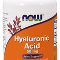 NOW Foods Hyaluronic Acid with MSM 120 Veg Capsules, Joint Support