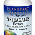 Planetary Herbals Astragalus Extract Full spectrum Immune Support 500mg 120 Tabs