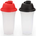 Signoraware Shaker Bottles | 17-Ounce Plastic Protein Shake Bottle for Meal Replacement Shakes & Smoothies, Beverages, Mixing Salad Dressing & Sauces, Margarita, & More | 2 Pack