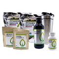 Purium Cleansing + Fitness Bundle - Includes Power Shake (Apple Berry), Apothe-Cherry, Super Amino 23, Super CleansR, Biome Medic, & Blender Bottle