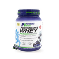 PERFORMANCE INSPIRED Nutrition WHEY Protein Powder - All Natural - 25G - Contains BCAAs - Digestive Enzymes - Fiber Packed - Blueberry - 2lb