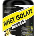 Whey protein Isolate Sugar Free [1kg Vanilla, 2.2lbs] 27G Protein, 6.1G BCAA