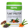 OZIVA Superfood Plant Protein, Coco Vanilla Complete Plant Protein Powder for Men & Women for Better Energy, Digestion, Healthier Skin & Hair (with 15 Vitamins & Minerals) 250gm