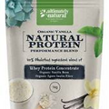100% Natural Whey Protein Powder Superfood Shake Organic Vanilla Bean Recovery