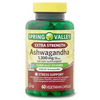 Spring Valley Extra Strength Ashwagandha Dietary Supplement, 1300 mg, 60 Vegetar