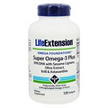 Life Extension Super Omega-3 Plus EPA/DHA w/Lignans,Olive,Krill&Astaxanthin,120
