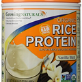 Growing Naturals Organic Raw Rice Protein - Vanilla Blast - 16.4 oz