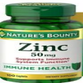 Nature's Bounty Zinc 50 mg Supports Immune System Caplets 100 Count Expires 6/25