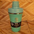 Takeya Stainless Insulated Tumbler Shaker Teal 16oz Agitator Leakproof Spout