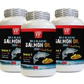brain boosting supplement - ALASKAN SALMON OIL 2000 - omega-3 fatty acids 3B 540