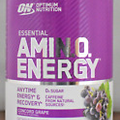 Optimum Nutrition Essential Amino Energy Grape 9.5oz  30 Servings  Go Go Juice