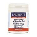 Lamberts Vitamin D3 4000iu, Bone, Tooth, Immune Health (100µg) 120caps