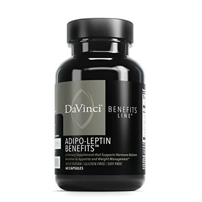 DAVINCI Labs Adipo-Leptin Benefits Dietary Supplement - Hormone Balance Support & Metabolism Support with Green Tea Extract, Green Coffee Bean Extract & More* - 60 Vegetarian Capsules (30 Servings)