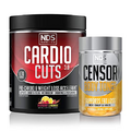 Cardio Cuts NDS Nutrition 4.0 Razz Lemonade (40 Servings) & NDS Nutrition Censor (90 Softgels)