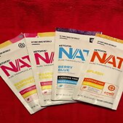 Pruvit OS NAT Ketones Caffeine Free Sample Variety 4 Pack