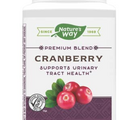 Nature's Way Premium Blend Cranberry, Urinary Tract Health Support* Supplement with Vitamin C, 60 Tablets