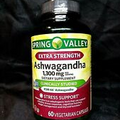 SPRING VALLEY..EX STRENGTH..STRESS SUPPORT..1300 mg ASHWAGANDHA..60 CAPS..NOV 24