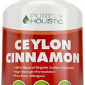 Ceylon Cinnamon Capsules Organic 1500mg 150 Cinnamon Capsules Vegetarian & Vegan