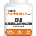 BULKSUPPLEMENTS.COM Essential Amino Acids Capsules - EAA Capsules, Essential Amino Acids Supplement, EAAs Amino Acids - EAA Supplements, 2 Capsules per Serving, 90-Day Supply, 180 Capsules