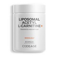 Codeage Liposomal Acetyl-L-Carnitine Supplement, Energy Cognitive Support, 90 ct