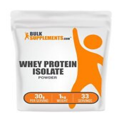 BULKSUPPLEMENTS.COM Whey Protein Isolate Powder (Whey Protein) - Unflavored, ...