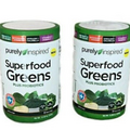 (2) Purely Inspired Superfood Greens Probiotics 13 Fruits Veggies Vitamins