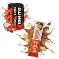 MTN OPS Ignite Supercharged Energy Drink Mix & Performance Protein Bars 10 Pack Bundle, Tiger's Blood & Peanut Butter Bliss