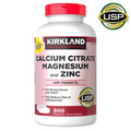 FREE SHIPPING Kirkland Calcium Citrate Magnesium & Zinc w/ Vitamin D3, 500 Tblts