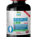 collagen supplement - Glucosamine & MSM 3200mg - natural arthritis vitamins 1B