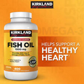 New Kirkland Signature Omega-3 Fish Oil 1000 mg 400 softgels - Free Shipping!