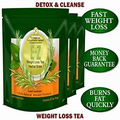 DETOX TEA FOR WEIGHT LOSS AND BELLY FAT - APPETITE CONTROL - BODY CLEANSE DETOX