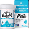 Physician's CHOICE Probiotics 60 Billion CFU-10 Diverse Strains plus Organic
