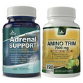 Adrenal Support Weight Management Amino Trim Fat Burner Antioxidant Supplements
