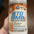 BPI Keto Bomb Coffee Creamer 1lb pumpkin spice SMALL DENT BUT GOOD