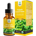 Lemon Balm Extract - Organic Tincture for Immunity Mood and Digestive Health