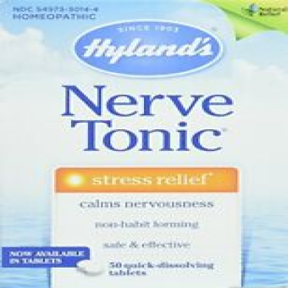 Hylands Nerve Tonic 50 Tabs Free Shipping