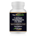 Your Nutritionist - Premium Calcium Magnesium with Zinc - 120 Tablets – 60 days
