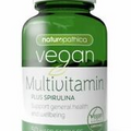 Naturopathica Vegan MultiVitamin Plus Spirulina 50 Caps x 3 Pack