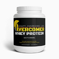 Overcomer Whey Protein, Salted Caramel Flavor, 2lbs, 30 Servings, 22g per Scoop, Grass-Fed, Sugar Free, Stevia Extract, Non-GMO Powder