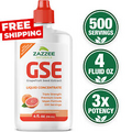 Zazzee GSE Grapefruit Seed Extract 4 Oz, 300 mg, 500 Servings, Triple Strength