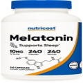 Nutricost Melatonin 10mg, 240 Capsules - 10mg Per Serving, Non-GMO, Gluten Free