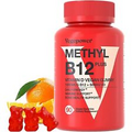 Vitamin B12 Gummies with Vitamin D Supports Bone Health & Energy Boost Vegan