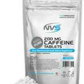 CAFFEINE PILLS / TABLETS BY NVS Labs 2X 200 PILLS (400 PILLS) 200mg