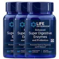 Life Extension Enhanced Super Digestive Enzymes with Probiotics, 60 Capsules