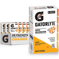 Gatorlyte Rapid Rehydration Electrolyte Beverage, Orange, Lower Sugar, 48-Pack