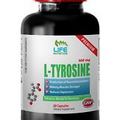 improve mood supplement - L-Tyrosine 500mg 1 Bottle - free form tyrosine