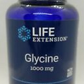 Life Extension Glycine [Amino Acid for Healthy Sleep] 1000 mg, 100 veg capsules