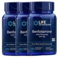 Life Extension Benfotiamine with Thiamine 100 mg, 120 vegetarian capsules